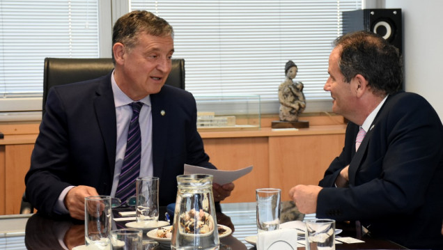 imagen Rector y Embajador de Israel dialogaron sobre cooperación internacional