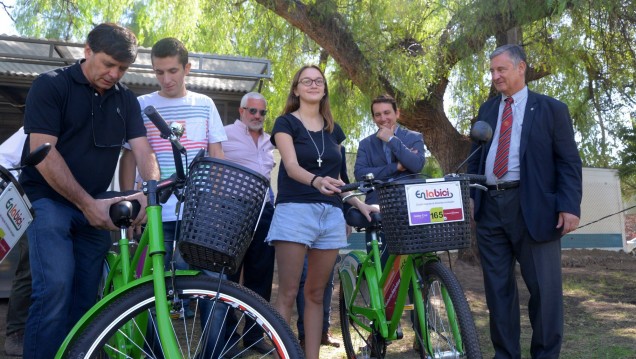 imagen Inauguraron estación de bicis en la UNCuyo 