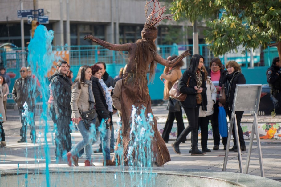 imagen Estatuas vivientes del mundo pasearán por Mendoza