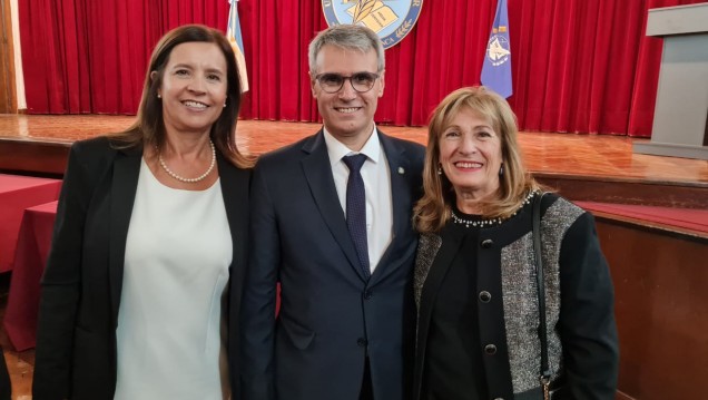 imagen Esther Sánchez acompañó la asunción de las máximas autoridades de la UNS