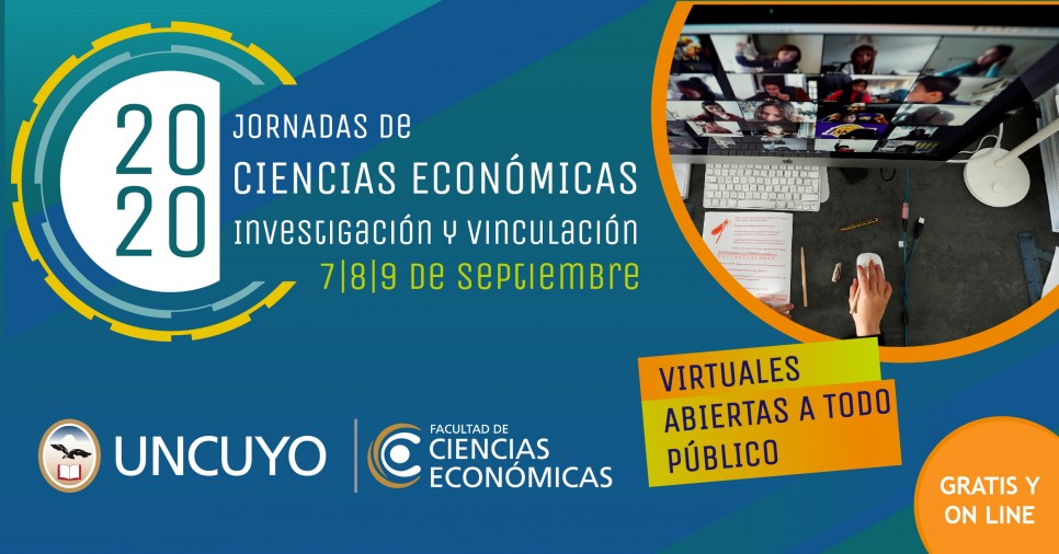 imagen Virtuales, gratuitas e internacionales: inscriben a las Jornadas de Ciencias Económicas