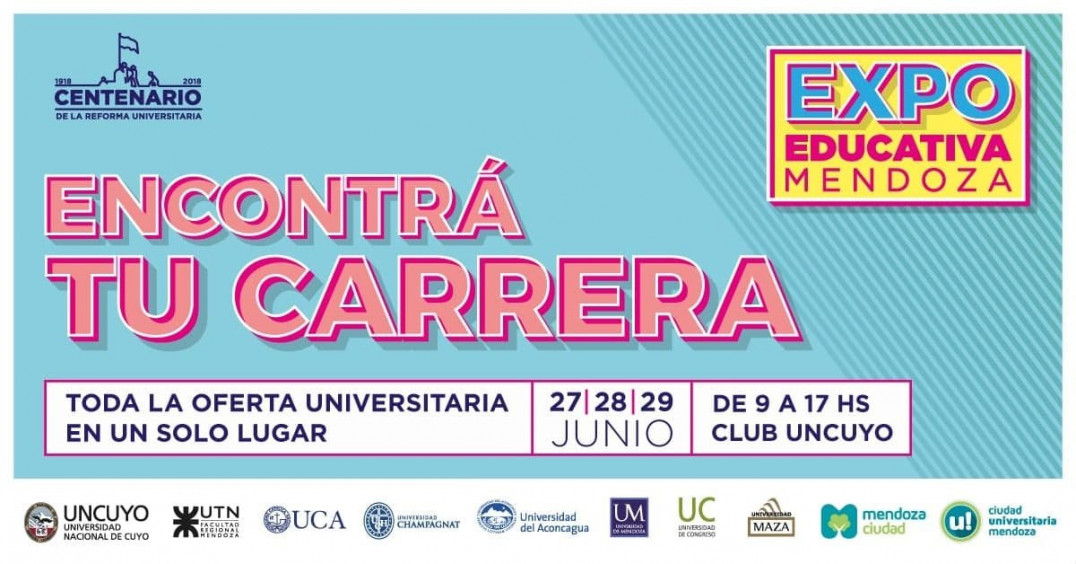 imagen Realizan una Expo de todas las carreras universitarias de Mendoza