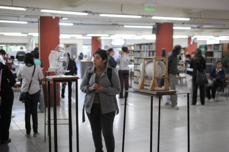 imagen Arte e inclusión, en una muestra que se inauguró en la Biblioteca Central