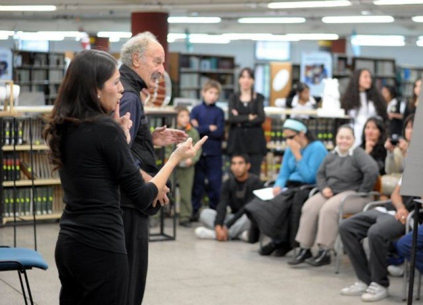 imagen Arte e inclusión, en una muestra que se inauguró en la Biblioteca Central