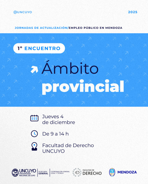 imagen Empleo público: la UNCUYO capacitará a equipos técnicos provinciales y municipales