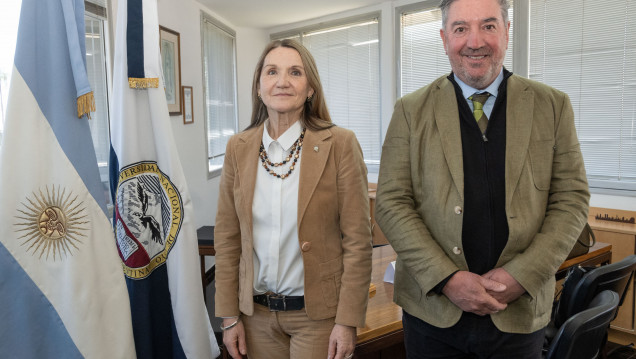 imagen Adriana García recibió al rector de la UNNOBA y miembro del Consejo de la Magistratura