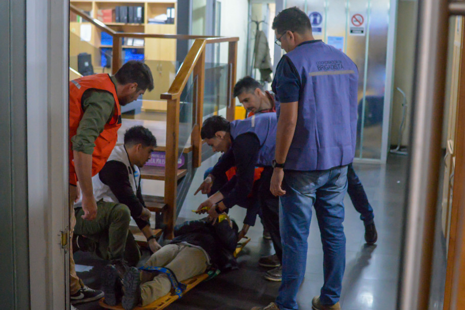 imagen La UNCUYO realizó un simulacro de evacuación para edificios públicos y educativos