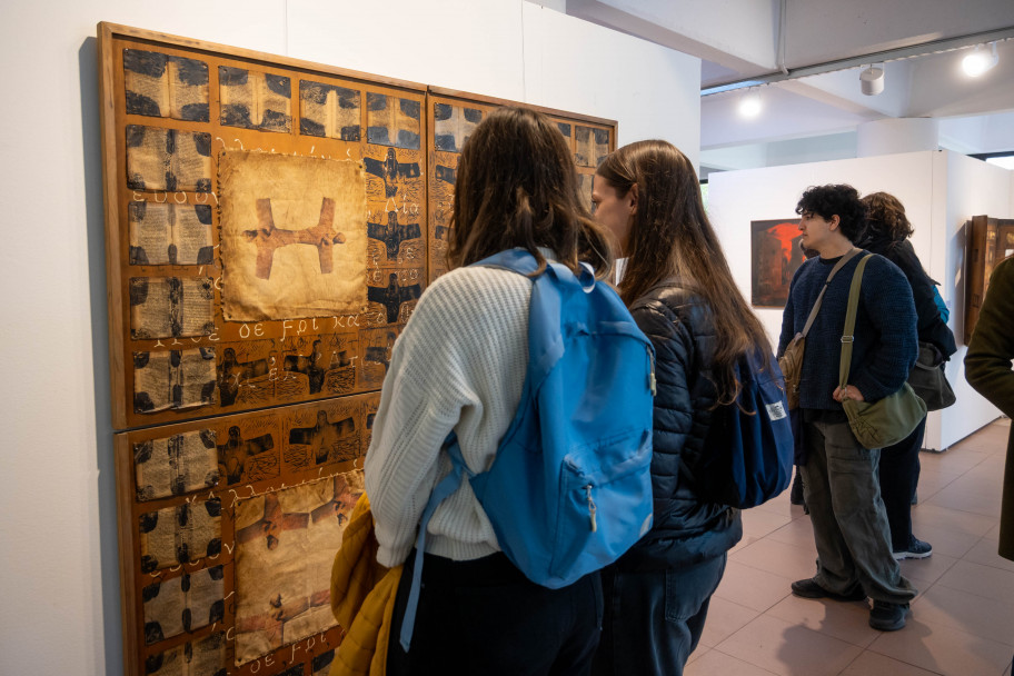 imagen "Una obra, una historia", la muestra que inauguró la artista visual Olga Campassi