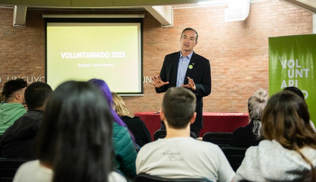 imagen Voluntariado Universitario: estudiantes de la UNCUYO ya pueden inscribirse al primer llamado