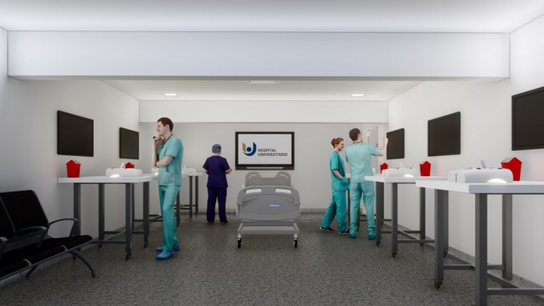 imagen Presentaron el proyecto del Centro de Biosimulación del Hospital Universitario