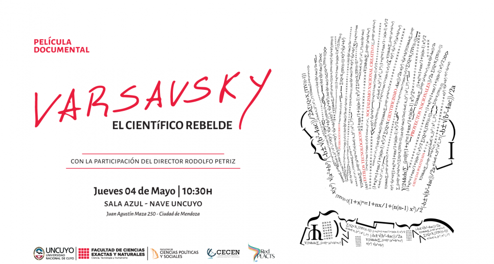 imagen "Varsavsky, el científico rebelde" se exhibirá gratis en el Cine Universidad y estará su director 