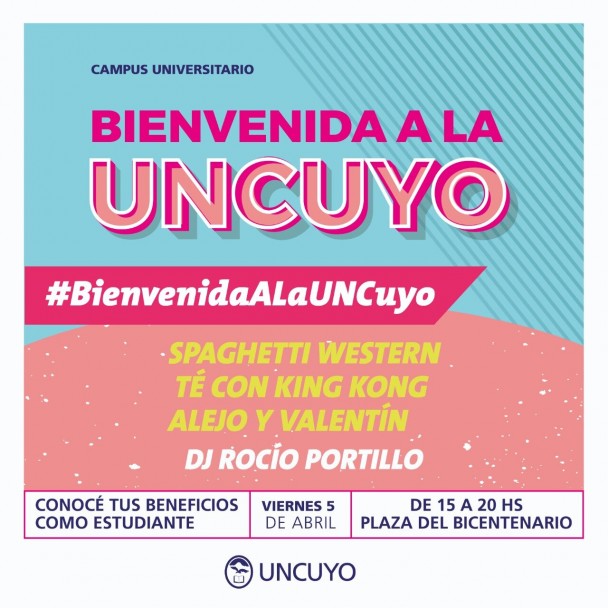 imagen Bandas mendocinas darán la bienvenida a los ingresantes de la UNCUYO