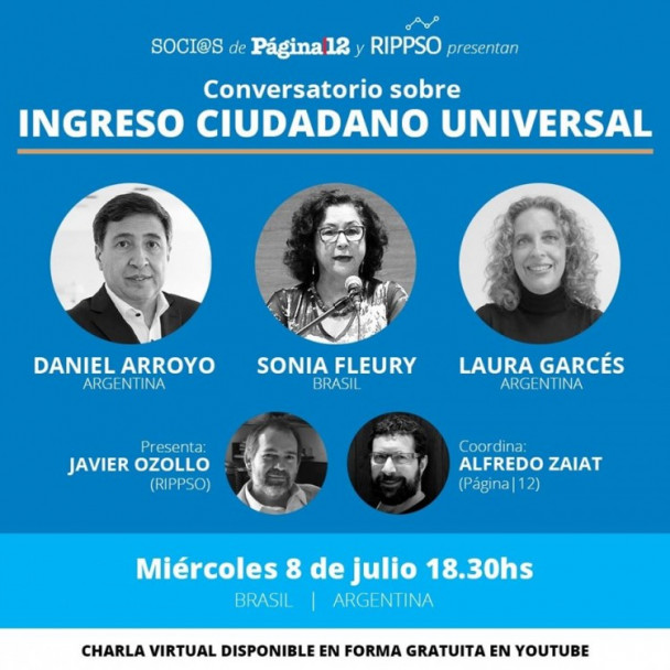 imagen Especialistas disertarán sobre Ingreso Ciudadano Universal