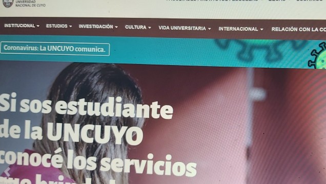 imagen La UNCUYO permanece con clases virtuales