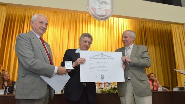 imagen Gilberto Gallopín y Hugo Scolnik, nuevos Honoris Causa de la UNCuyo