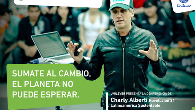 imagen Charly Alberti expondrá sobre medio ambiente y sustentabilidad 