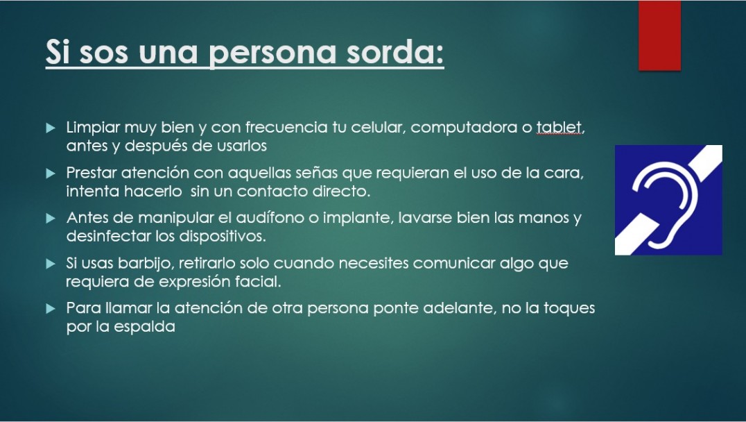 imagen Personas con discapacidad: estudiar y cuidarse en tiempos de coronavirus