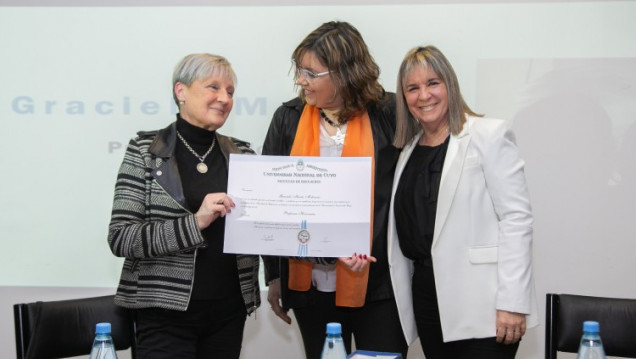 imagen Graciela Molinaris es la nueva Profesora Honoraria de la Universidad