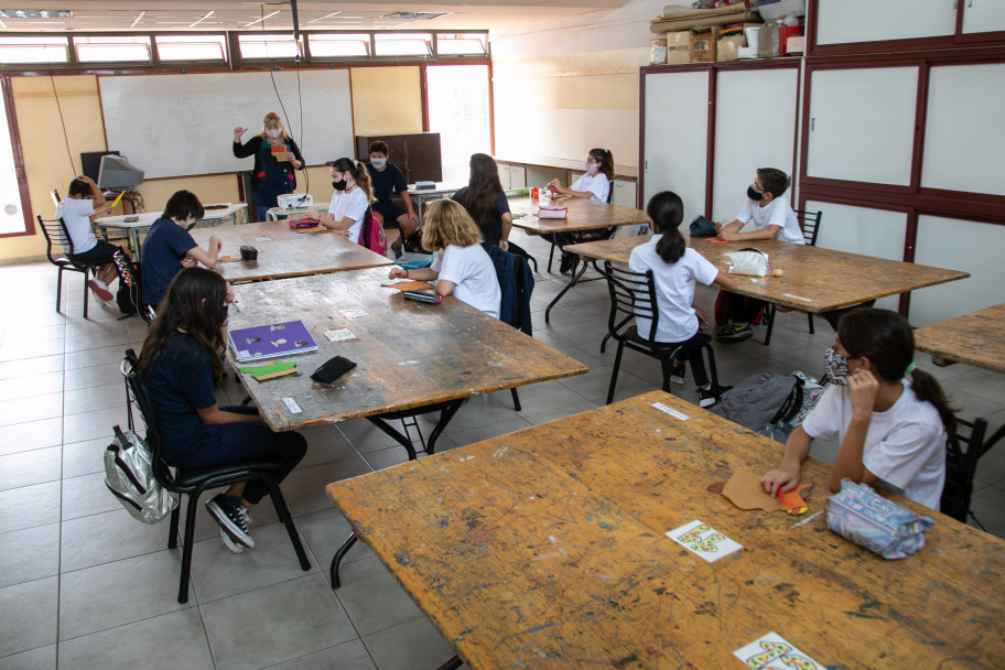 imagen Cómo funcionó la presencialidad en la Escuela Carmen Vera Arenas en su primera semana