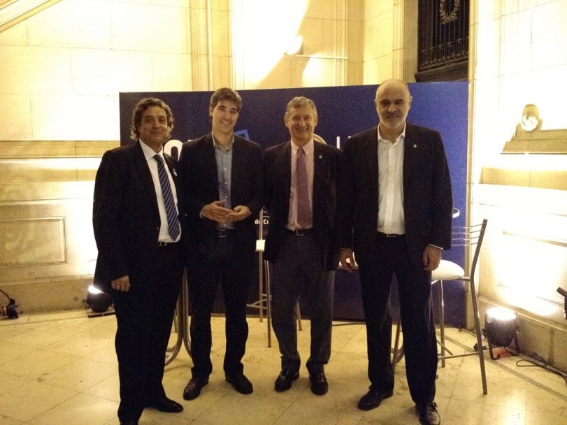 imagen De izquierda a derecha Víctor Ibañez, Adrián Pérez, Daniel Pizzi y Pablo Gómez.
