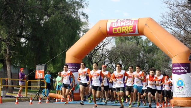 imagen Más de 300 personas corrieron la Maratón del Damsu