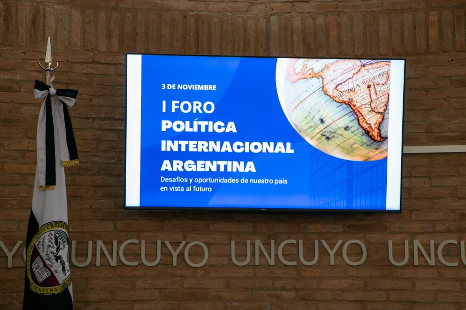 imagen Se realizó en la UNCUYO el I Foro de Política Internacional Argentina