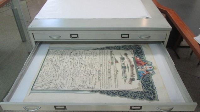 imagen Adquieren muebles especiales para conservar documentos históricos 