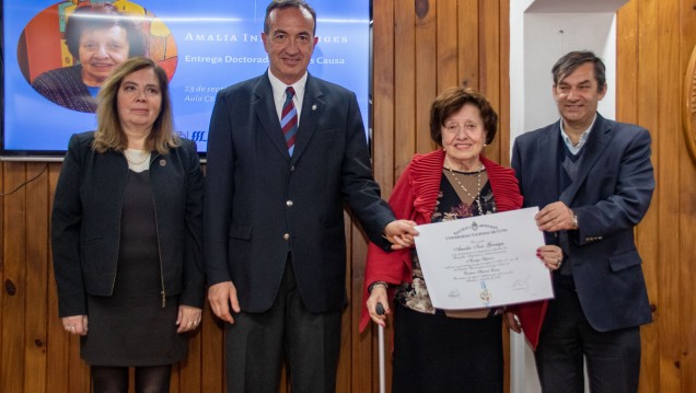 imagen Amalia Inés Geraiges, primera geógrafa Honoris Causa de la UNCUYO