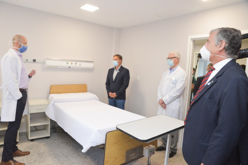 imagen Todo un hito: el Hospital Universitario ya aloja a pacientes en su Internación