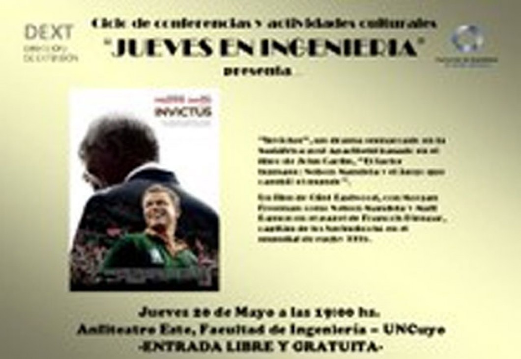 imagen Proyectan el film "Invictus" en Ingeniería