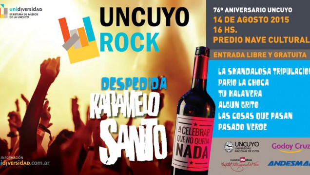 imagen Celebramos nuestro aniversario en UNCuyo Rock