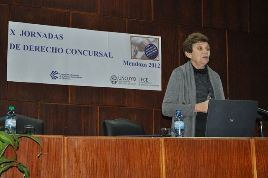 imagen Conferencia de Aída Kemelmajer inauguró  las X Jornadas de Derecho Concursal Mendoza