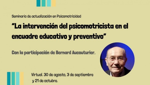 imagen Especialistas dictarán un seminario de actualización en Psicomotricidad 