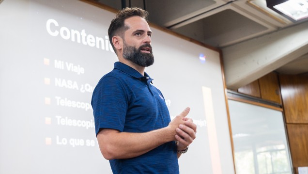 imagen Científico mendocino compartió su experiencia de trabajo en la NASA