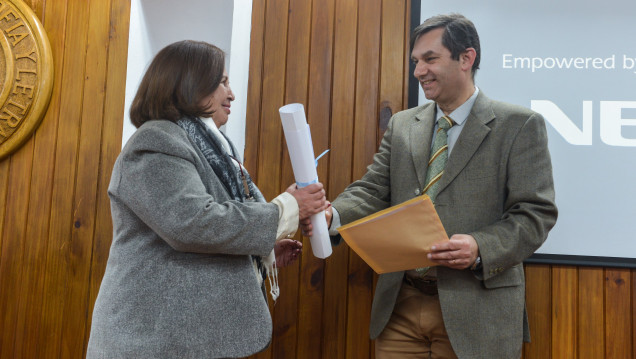 imagen Liliana Cubo distinguida como Profesora Emérita de la UNCuyo