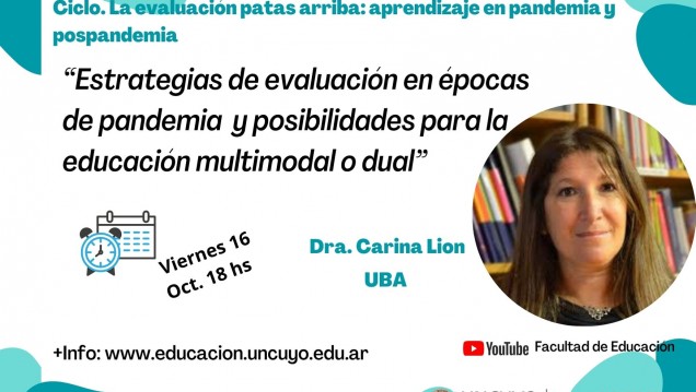 imagen Experta de la UBA disertará sobre estrategias de evaluación y educación dual