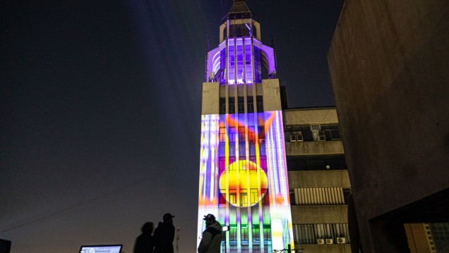 imagen Se estrenó en Mendoza un mapping sobre el edificio Gómez