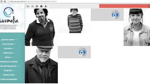 imagen Diseñaron un sitio web accesible con material de artistas mendocinos 