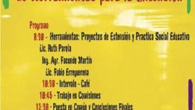 imagen Extensionistas universitarios realizan encuentro de trabajo