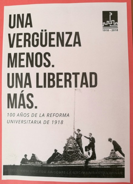 imagen Estudiantes del Martín Zapata se ocuparon del Mayo Francés y la Reforma Universitaria 