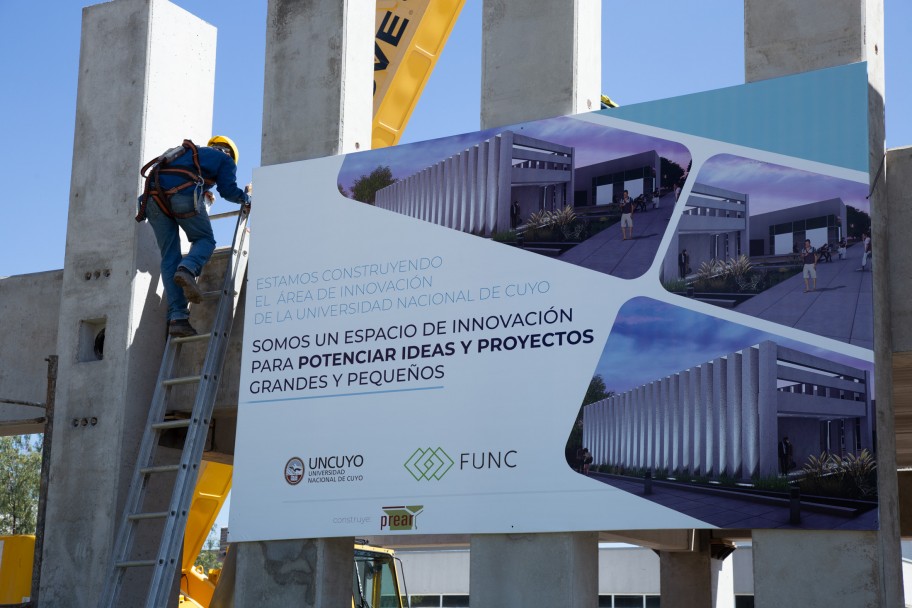 imagen Avanza la construcción del centro de innovación de la UNCUYO