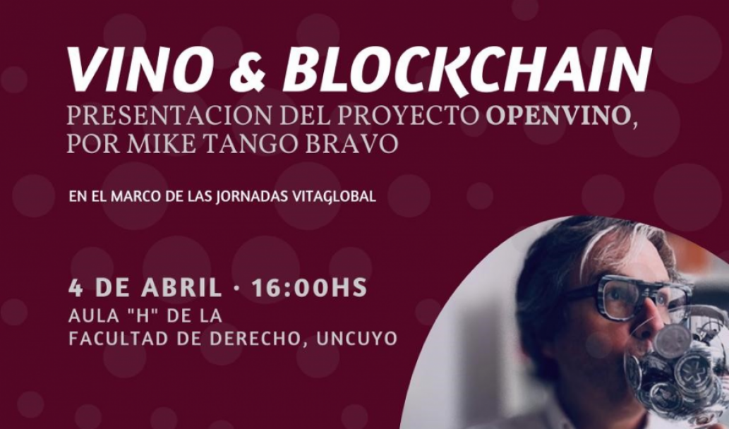 imagen Disertará en Derecho el creador de la primera criptomoneda del vino