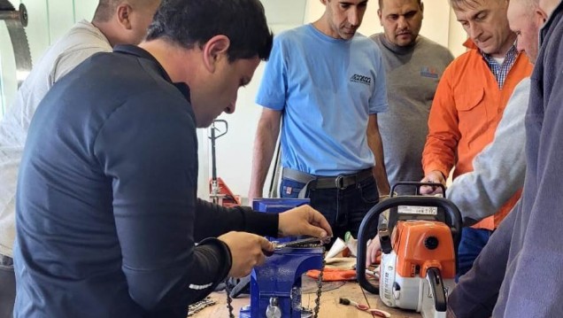 imagen Uso de motosierras, una capacitación estratégica para la industria de la madera