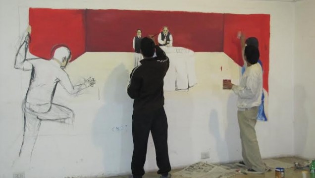 imagen Inauguran murales de estudiantes de Artes en Radio Nacional
