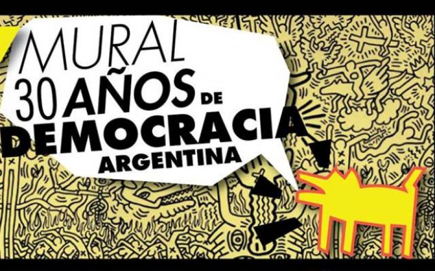 imagen Concurso para crear un mural por los 30 años de Democracia