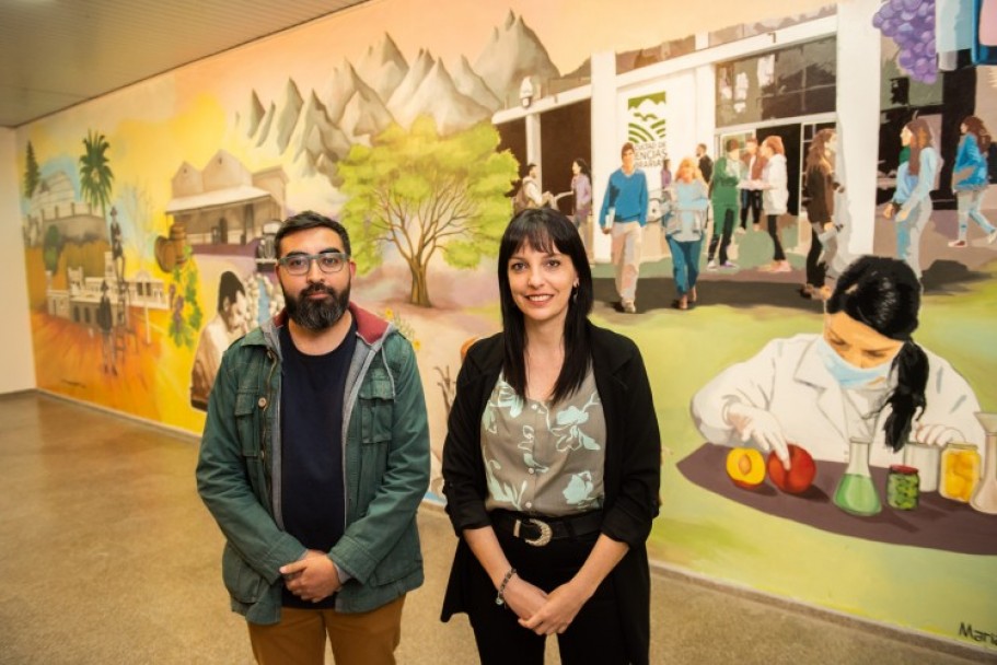 imagen Un mural histórico recuerda los más de 150 años de trayectoria de la Facultad de Ciencias Agrarias