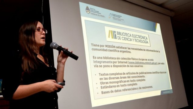 imagen Presentaron el portal de la biblioteca electrónica de Ciencia de la Nación