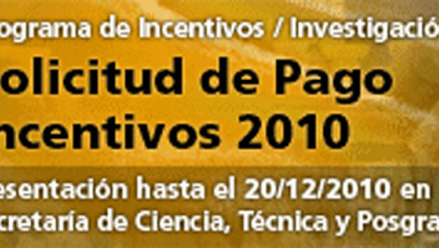 imagen Docentes Investigadores: Vence plazo para solicitar pago de incentivo 