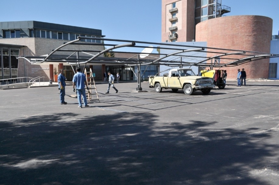 imagen El Rectorado habilitó su refuncionalizada playa de estacionamiento