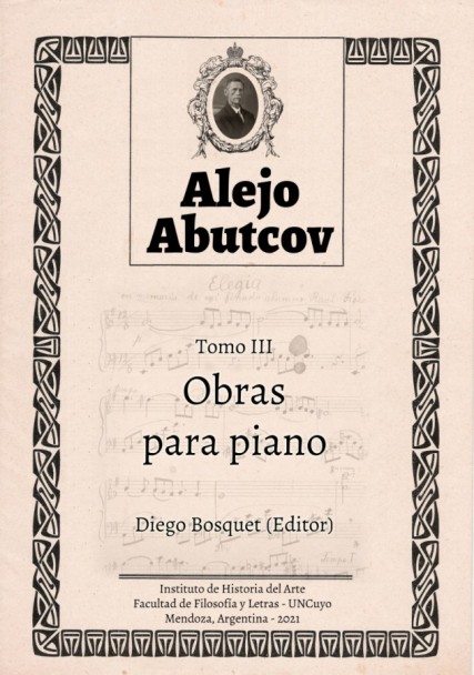 imagen Presentarán un libro sobre el compositor ruso Alejo Abutcov